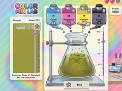 խաղ Color Mix Lab