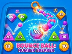 խաղ Bounce Ball: Number Breaker