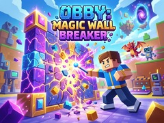 խաղ Obby: Magic Wall Breaker