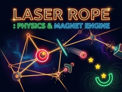 խաղ Laser Rope : Physics & Magnet Engine