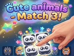 խաղ Cute animals - Match 3!