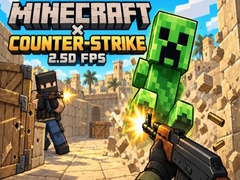 խաղ Minecraft Counter Strike: 2.5D FPS