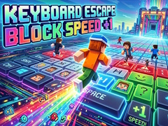 խաղ Keyboard Escape Block Speed +1