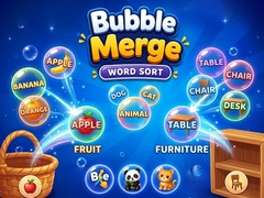 խաղ Bubble Merge: Word Sort