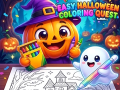 խաղ Easy Halloween Coloring Quest