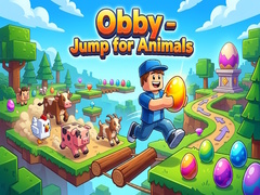 խաղ Obby - Jump for Animals