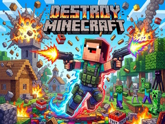 խաղ Destroy Minecraft