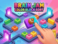 խաղ Brain Jam Color Block Sort