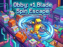խաղ Obby: +1 Blade Spin Escape