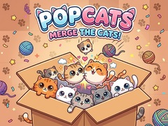խաղ PopCats: Merge the cats!