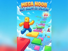 խաղ Mega Noob Sky Obby: 50 Stages