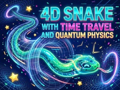 խաղ 4D Snake with Time travel and Quantum Physics