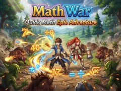 խաղ Math War: Quick Math Epic Adventure