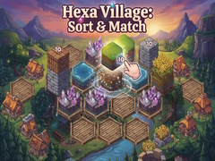 խաղ Hexa Village: Sort & Match