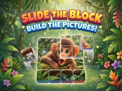 խաղ Slide the Blocks: Build the Pictures!