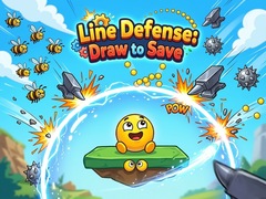 խաղ Line Defense Draw to Save