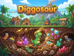 խաղ Diggosaur