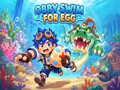 խաղ Obby Swim for Egg