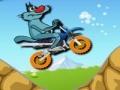 խաղ Oggy And The Cockroaches Bike