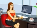 խաղ Office Slacking: Anna in the Office