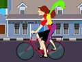 խաղ Cycling Kiss