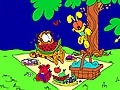 խաղ Garfield online coloring