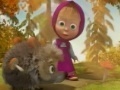 խաղ Masha and the hedgehog